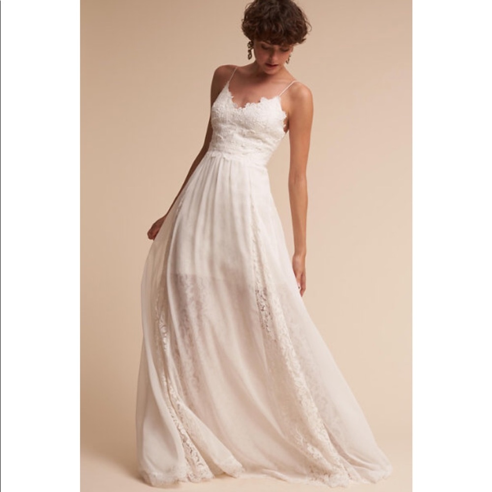 BHLDN Gibson gown like new